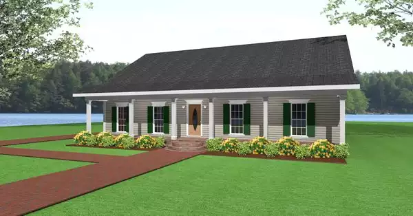 image of texas house plan 5658